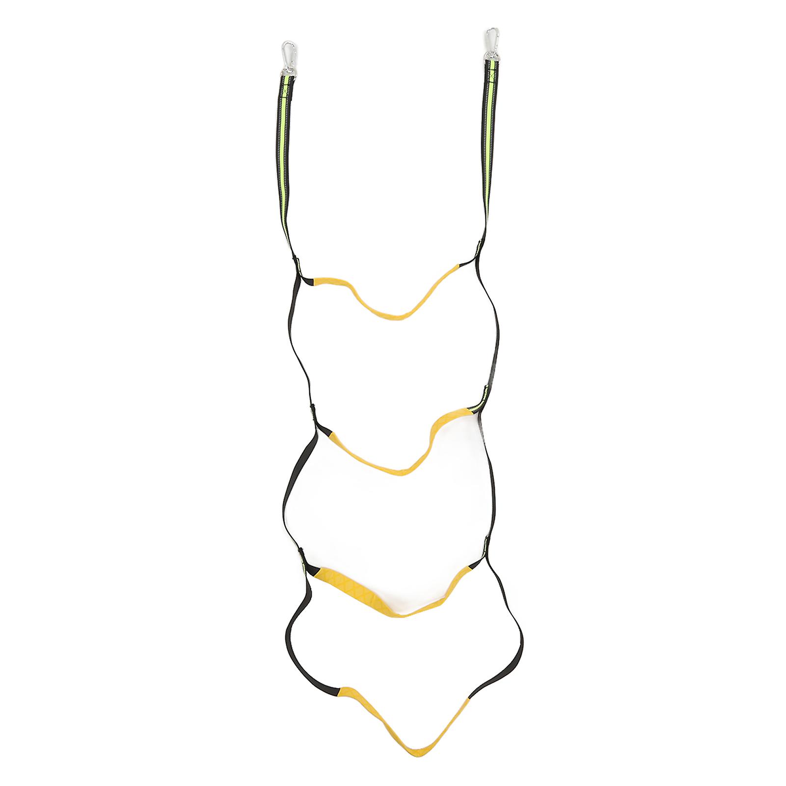 Marine Rope Ladder for Boat, Kayak, Motorboat, Canoe, Fluorescent Green, 4 Steps