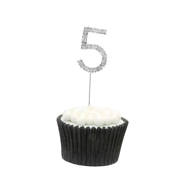 Apac Rhinestone 5th Birthday Cake Topper