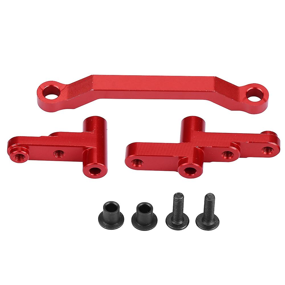 Steering Servo Saver Complete for HIMOTO E10MTL E10MT E10BP 1/10 Scale RC Car (Red)