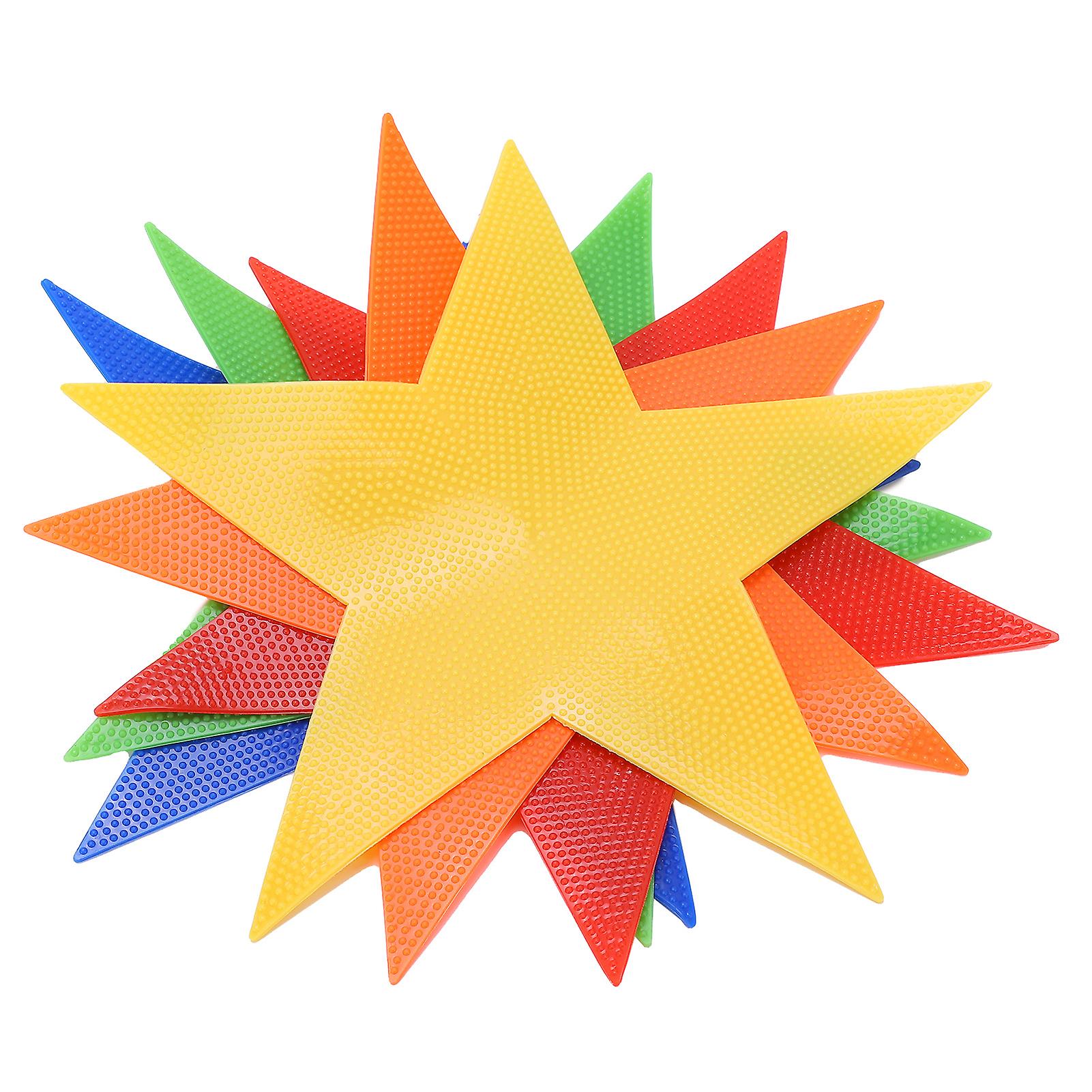 Fivepointed Star Game Toys for Kids Jump Play Mat Sport Team Play Training Toy for Children Five Pointed Star Marker