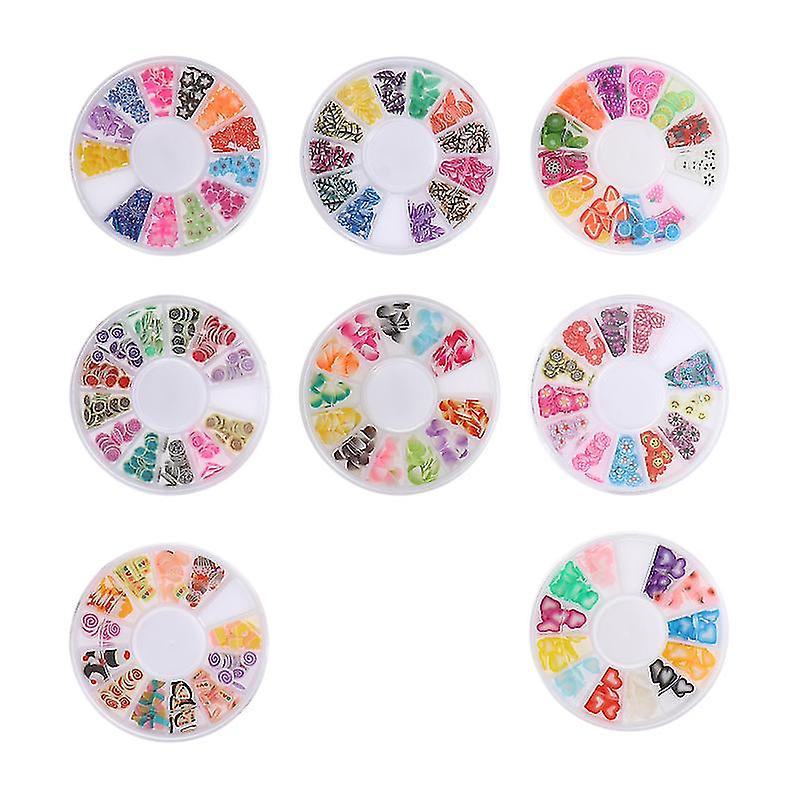 8pcs Polymer Clay Patch