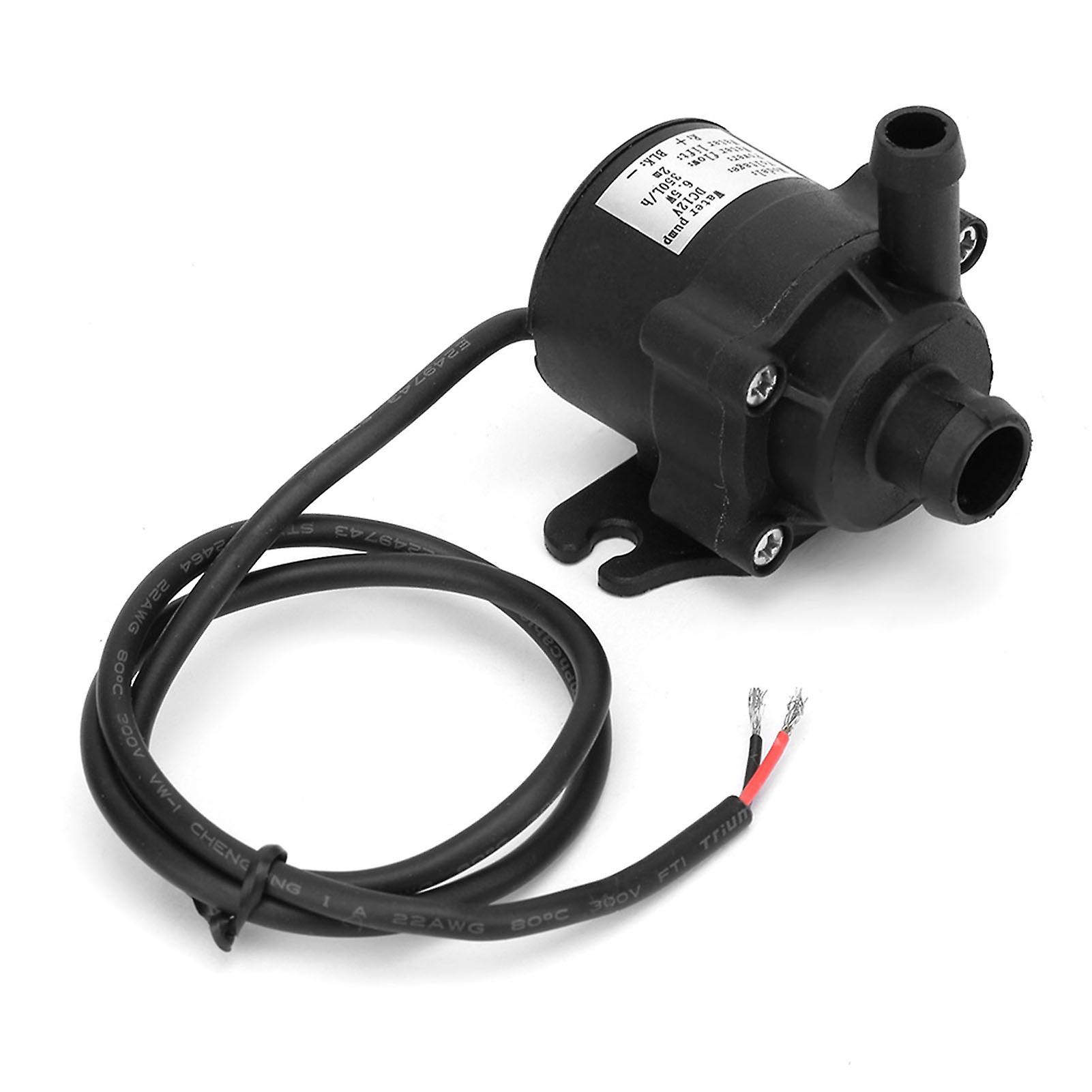 350L/h DC 12V Micro Brushless Water Submersible Pump, Ultra Quiet Mini Motor Sump-pumps CAIT4
