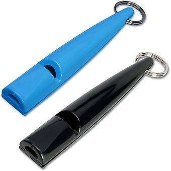 Veeki Dog Training Whistle with Lanyard for Dog Recall, Bark Control - Complete Pet Training Kit (2 Whistles)
