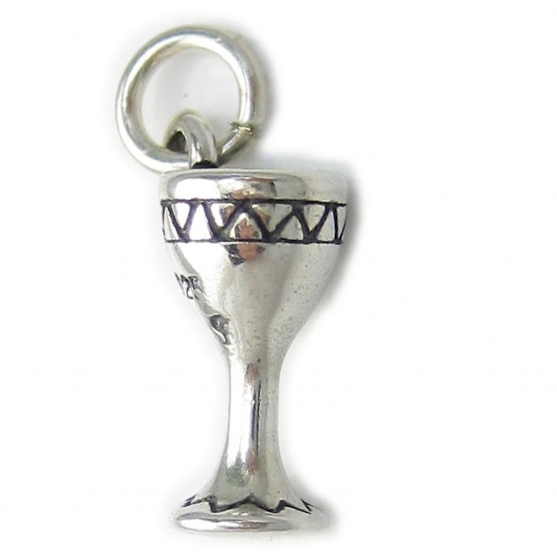 Goblet Small Sterling Silver Charm .925 X 1 Goblets Drinking Cups Charms