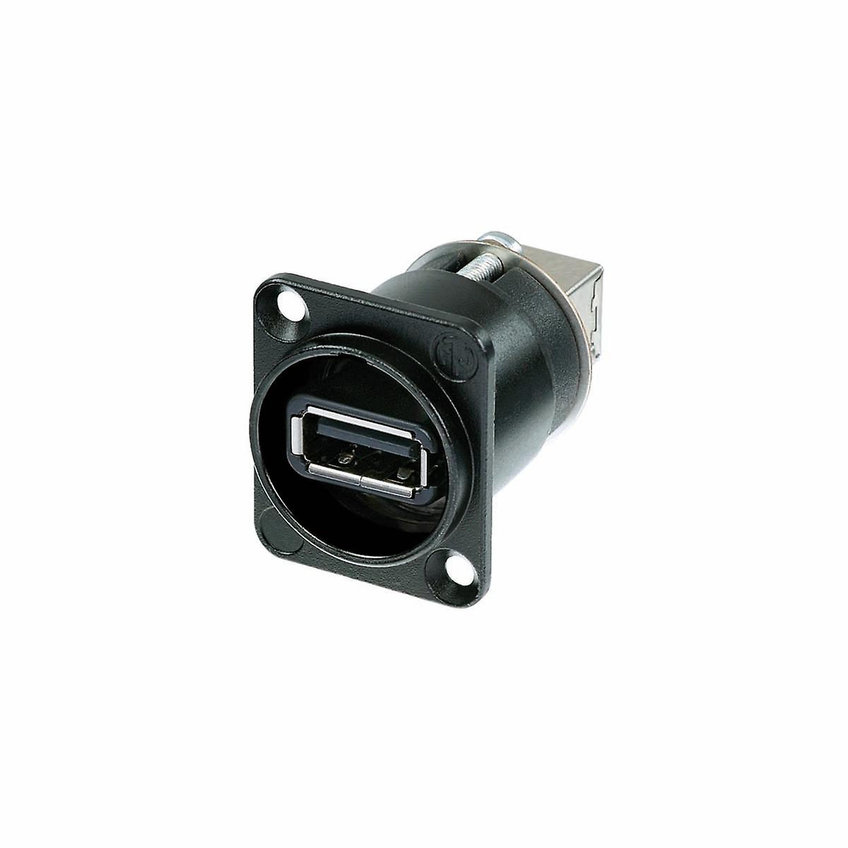 Reversible USB 2.0 gender changer (Types A and B), black D-housing