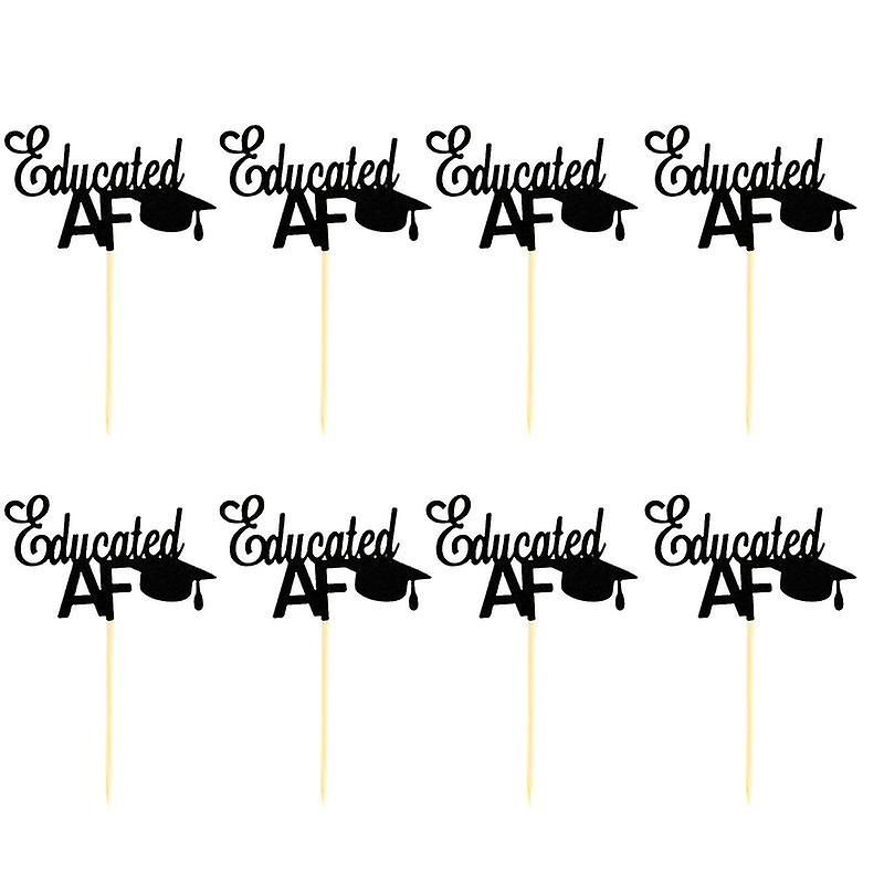 24pcs Cake Toppers For Graduation