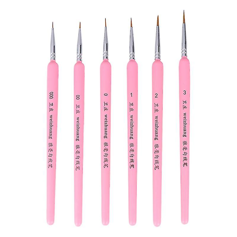 6pcs Fine Detailing Paint Brushes
