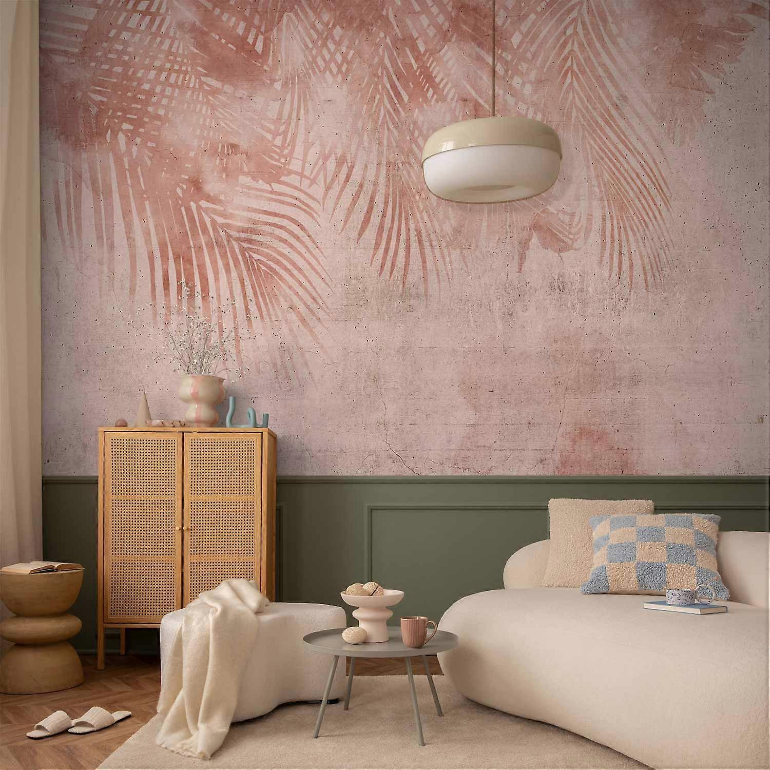 Fototapet - Lyserøde palmer