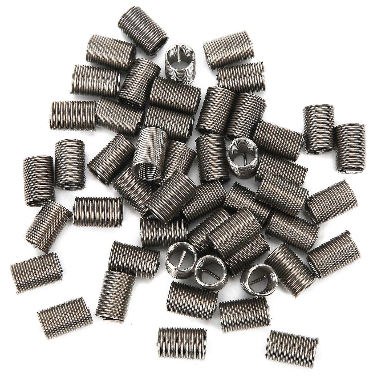 50Pcs Fil Fileté Insert Fileté Manchon Protection Vis Trou Réparation M8x1x3D