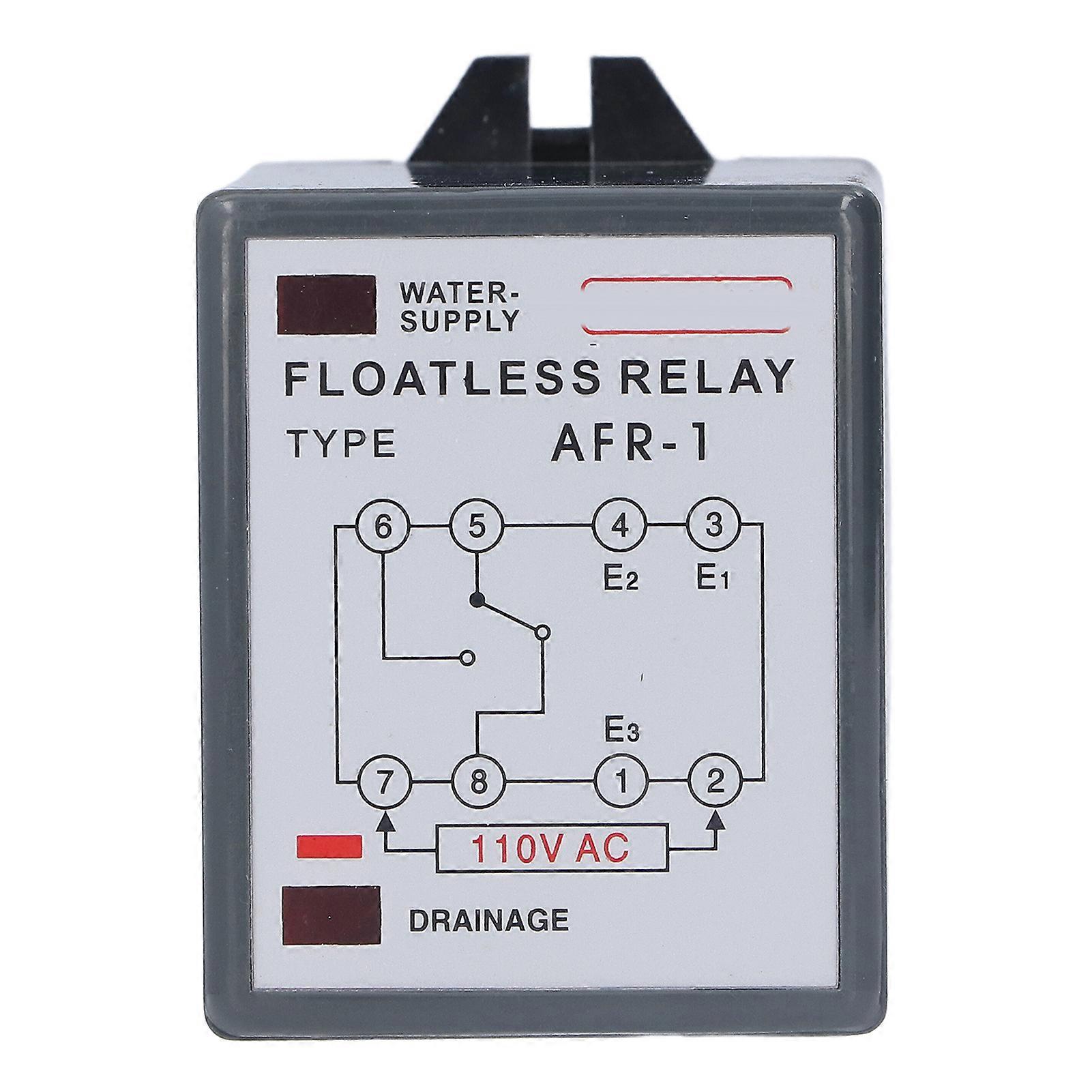 Liquid Level Controller Floatless Relay High Contact Capacity Water Level Switch AC 110V AFR?1