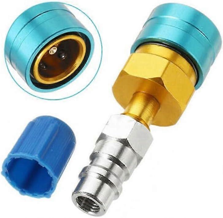 High quality, high performance R1234YF quick coupling - Car AC charging hose fitting R1234YF to R134A