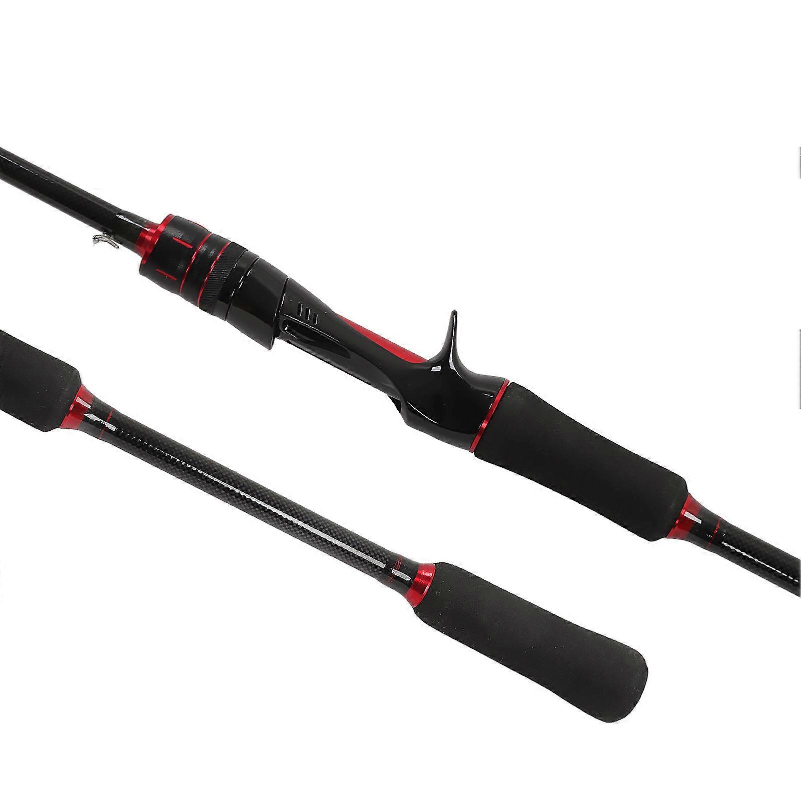 Fishing Tackle 1.8m Baitcaster Fishing Pole Carbon Main Body EVA Handle for Saltwater FreashwaterHandle with Trigger