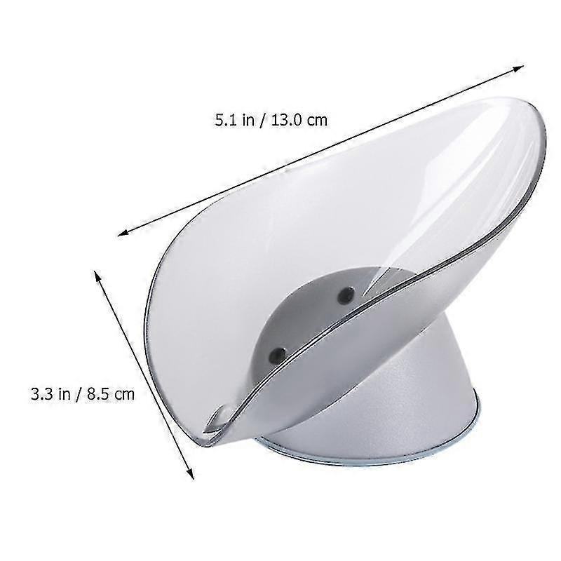 2pcs Soap Dishes, Plastic Soap Draining Dish