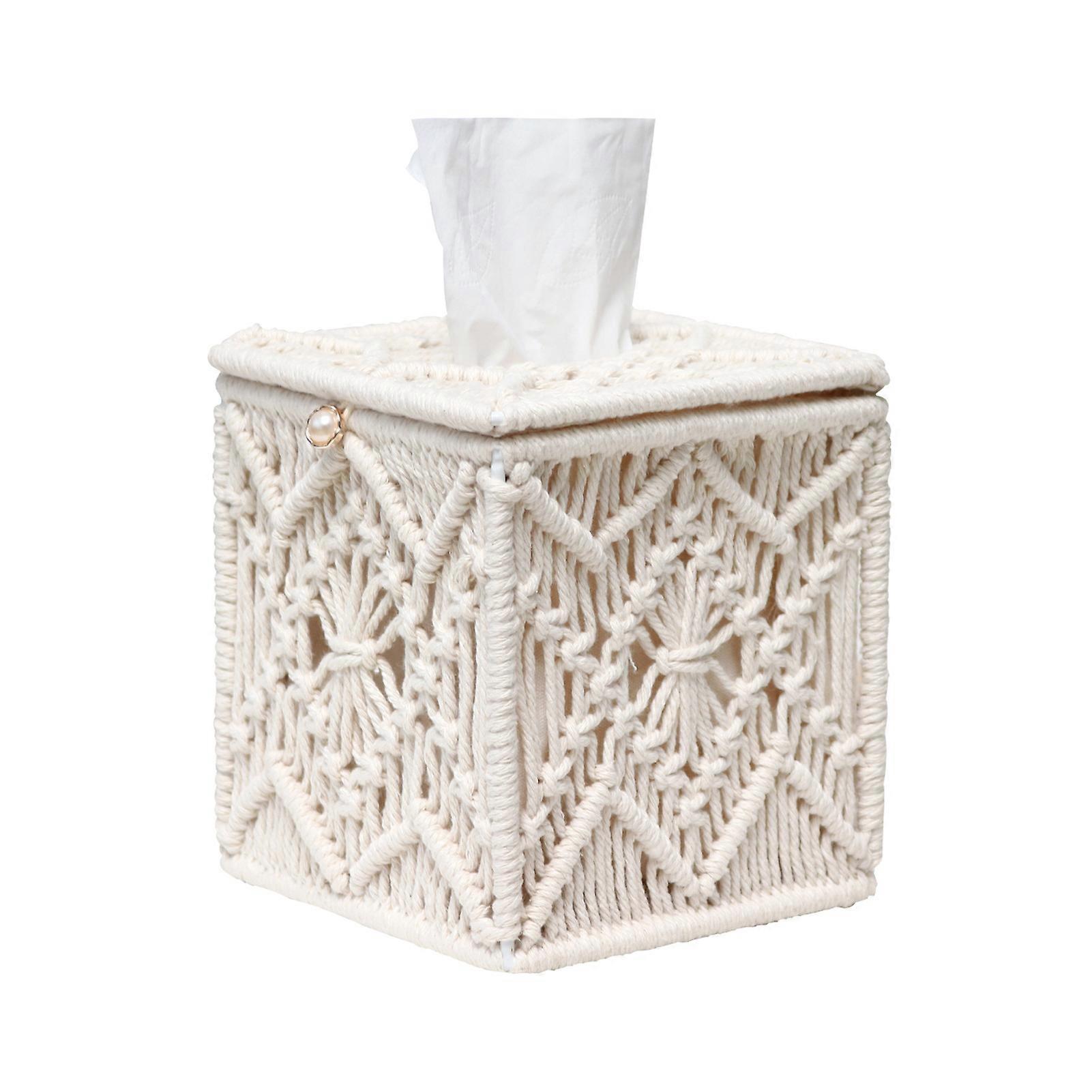 Tissue Box Cover Napkin Tissues Organizer