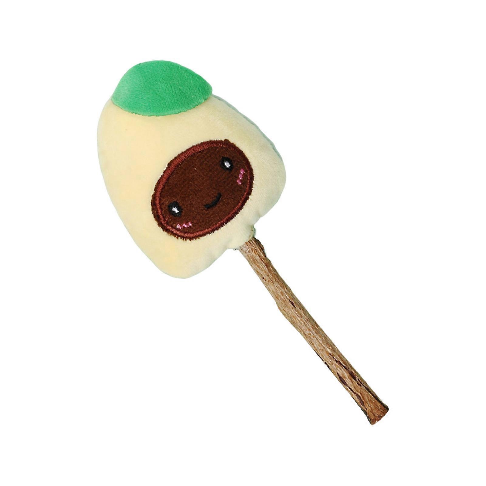 Cat Chew Stick Toy Plush Dental Care Teething Toy Interactive Teeth Cleaning Toy Cat Teether Non-Toxic Chew Toy for Indoor Cats