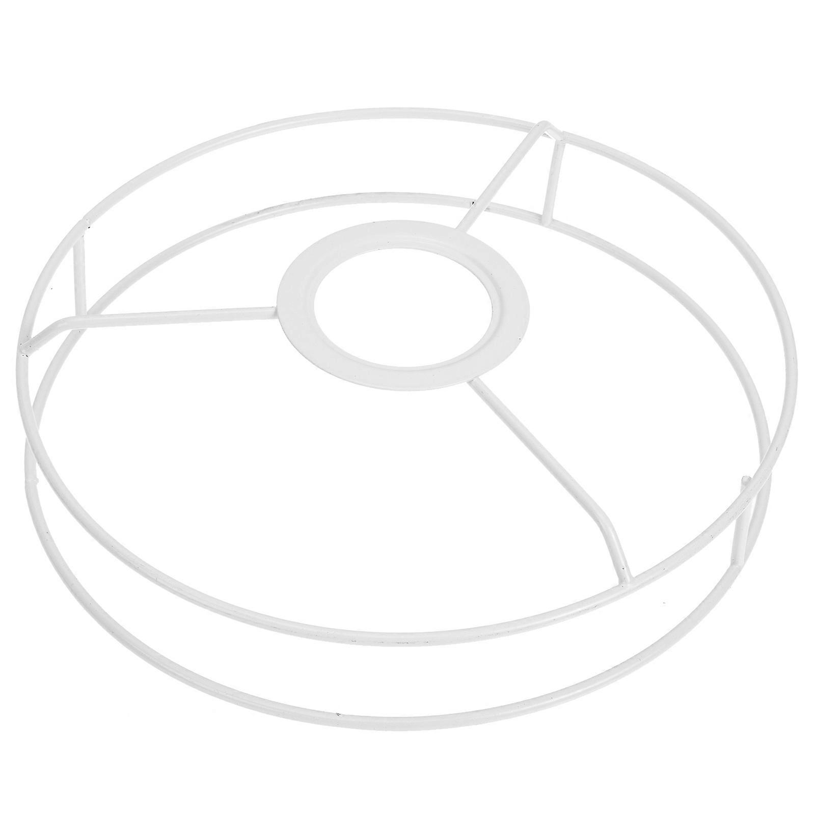 Lampshade Frame Iron Lamp Shade Ring Fitter Metal Ring Support Light Holder