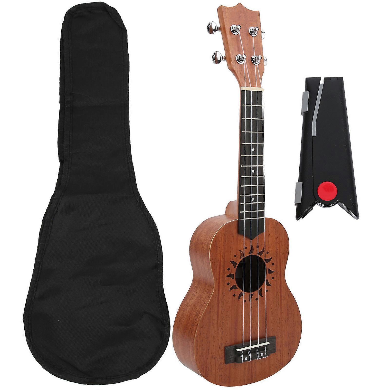 21in Ukulele 4string With Portable Foldable Stand Musical Instruments For Beginners Kid Adult