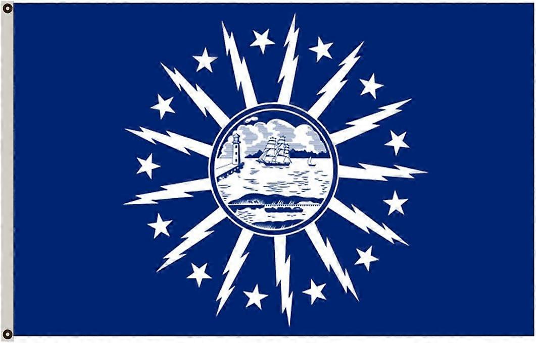 Fyon Stor flaggby Buffalo, New York Style 7