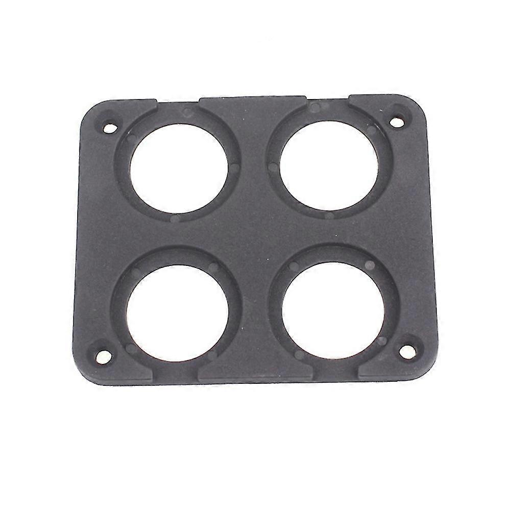 1/2/3/4 Hole Car Usb Cigarette Lighter Voltmeter Mount Holder Outlet Panel Frame