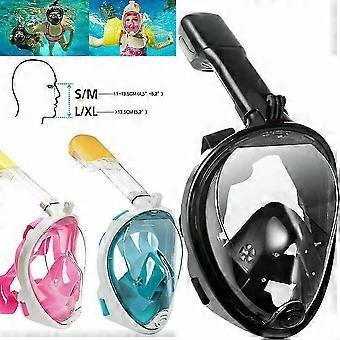 thumbnail image 2 of Typhoon Full Face Diving Mask & Snorkel Set – Adult L/XL Scuba Snorkeling Goggle 2 of 6