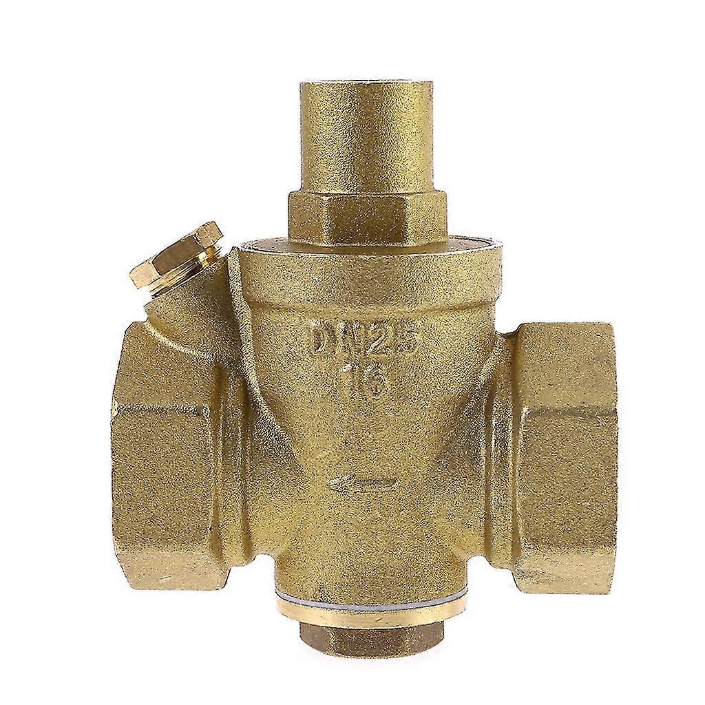 Dn25 1" Adjustable Brass Water Pressure Reducing Regulator Valve Pn 1.6