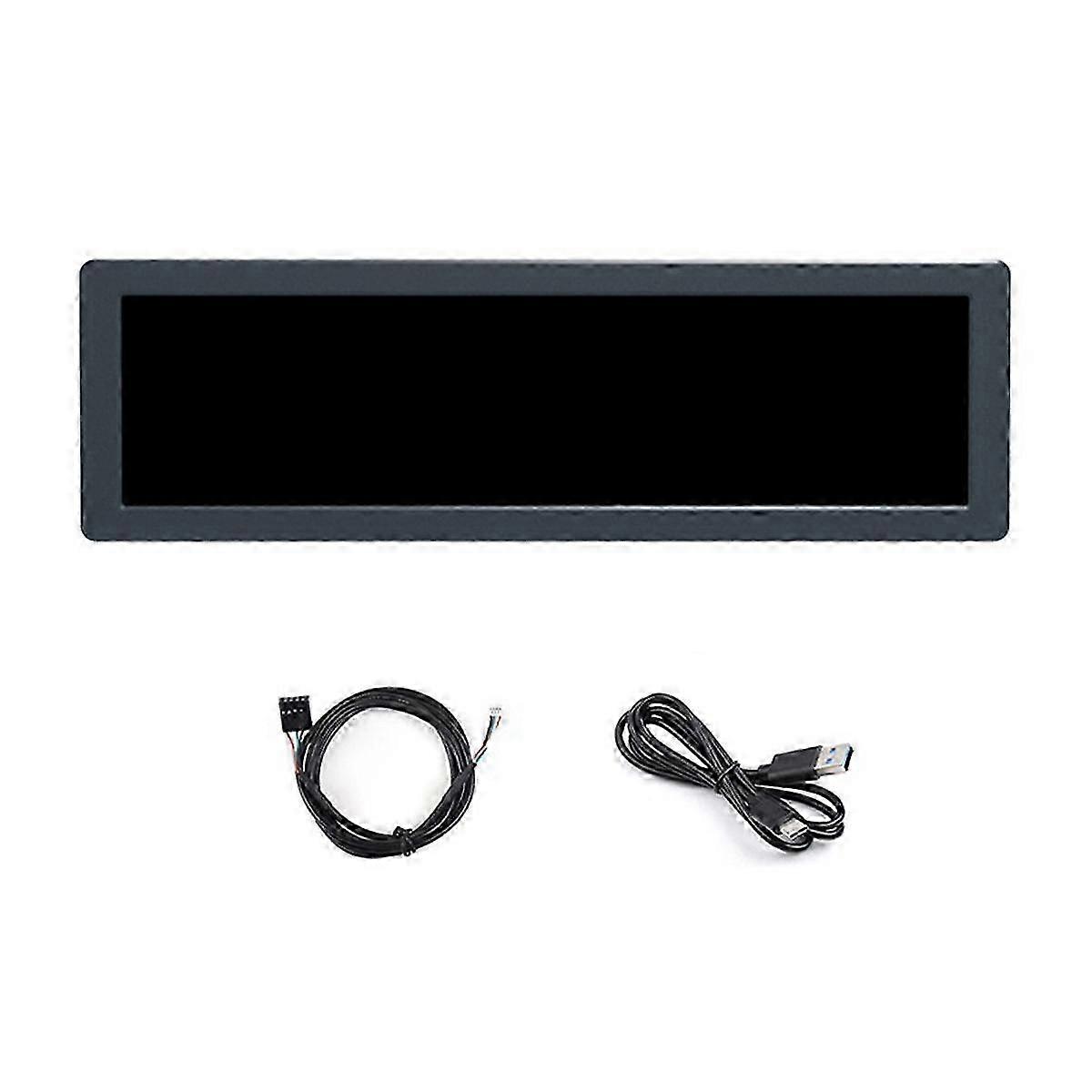 8.8 Inch Usb Monitor 1920x480 Pc Case Secondary Screen Desktop Rgb ...