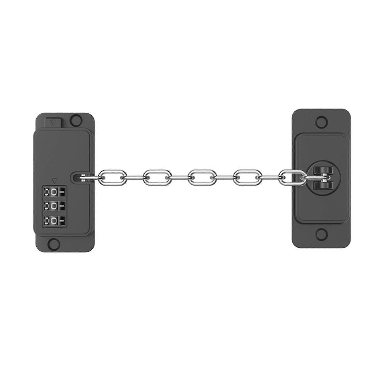 Adjustables Width Children Safety Lock with Password Wear Resistant Durable Fridges Lock for Wardrobe