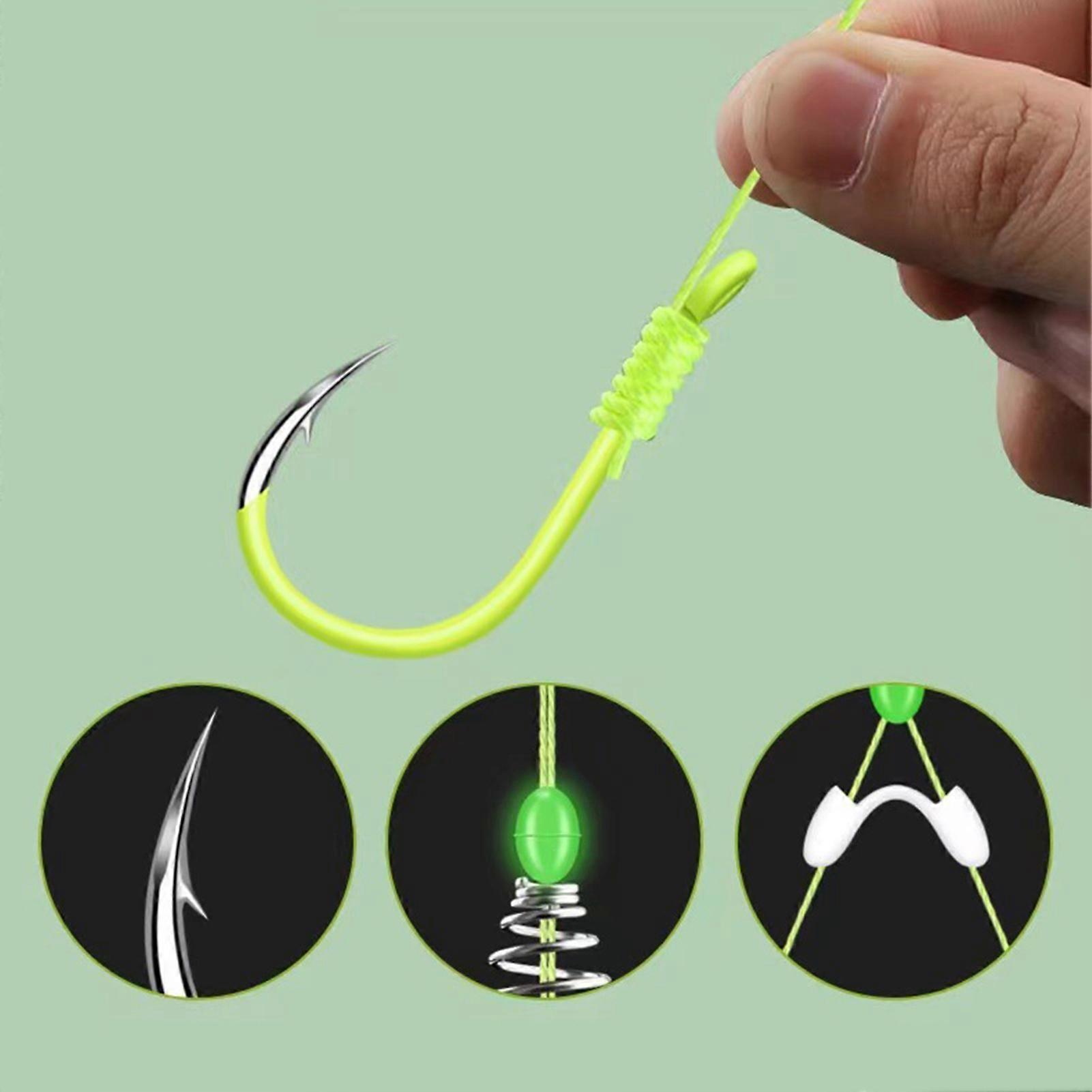 Fil De Pêche Nylon Fluorescent 70D – 100 Mètres, Vert Fluo, Pour Fabrication De Leurres Et Montage De Mouches