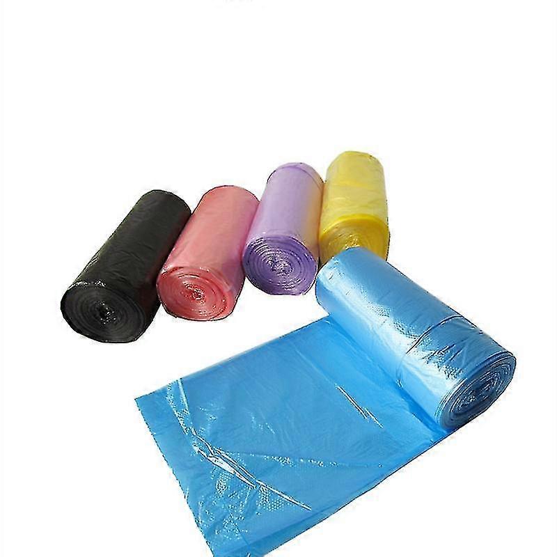 Garbage Bags Small Garbage Bags Without Handles Garbage Bags Plastic Garbage Bags / 5 Rolls Multicolor / 150 Units In Total 45*55cm