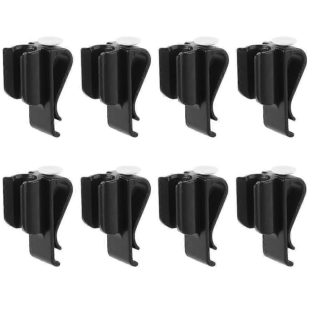 Yaju Golf Putter Clip Golf Bag Clip Putter Clamp Holder Putter Clip Organizer8pcs, Black)