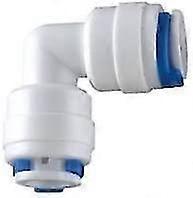 1/4" Push Fit Tube X1/4" Tube Push Fit Union Elbow Quick Connector Tube Fittings For Ro Water Reverse Osmosis Filter System(pack Of 5)