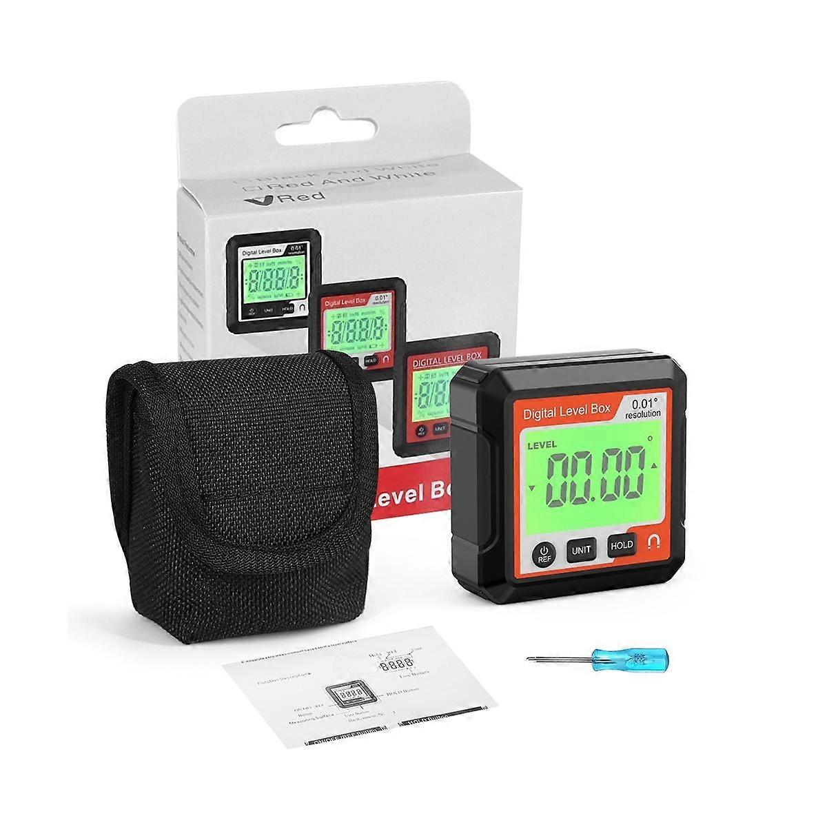 Digital Electronic Level Digital Angle Fnder 90Magnetic Inclinometer Protractor Precision Level Bo