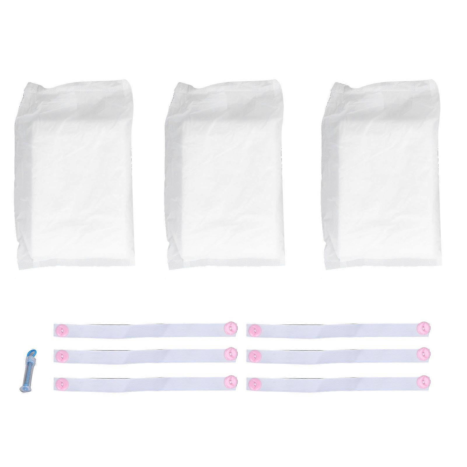 3pcs Postpartum Menstrual Pad Metered Diversion Design Skin Friendly Breathable Individual Packaging Sanitary Pads