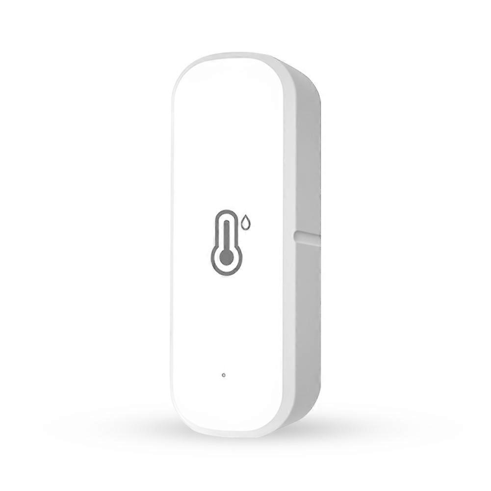 Tuya Wifi Smart Temperature Humidity Sensor Home Connected Thermometer Compatible With Smart Life Alexa Google