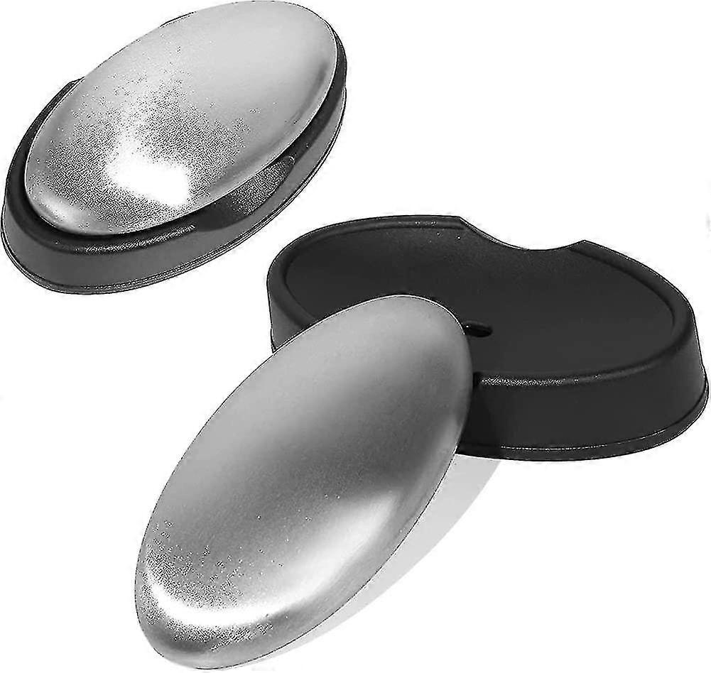 2 Pack Anti Rust Stainless Steel Soap Hand Odor Remover With Bottom Shelf Stink