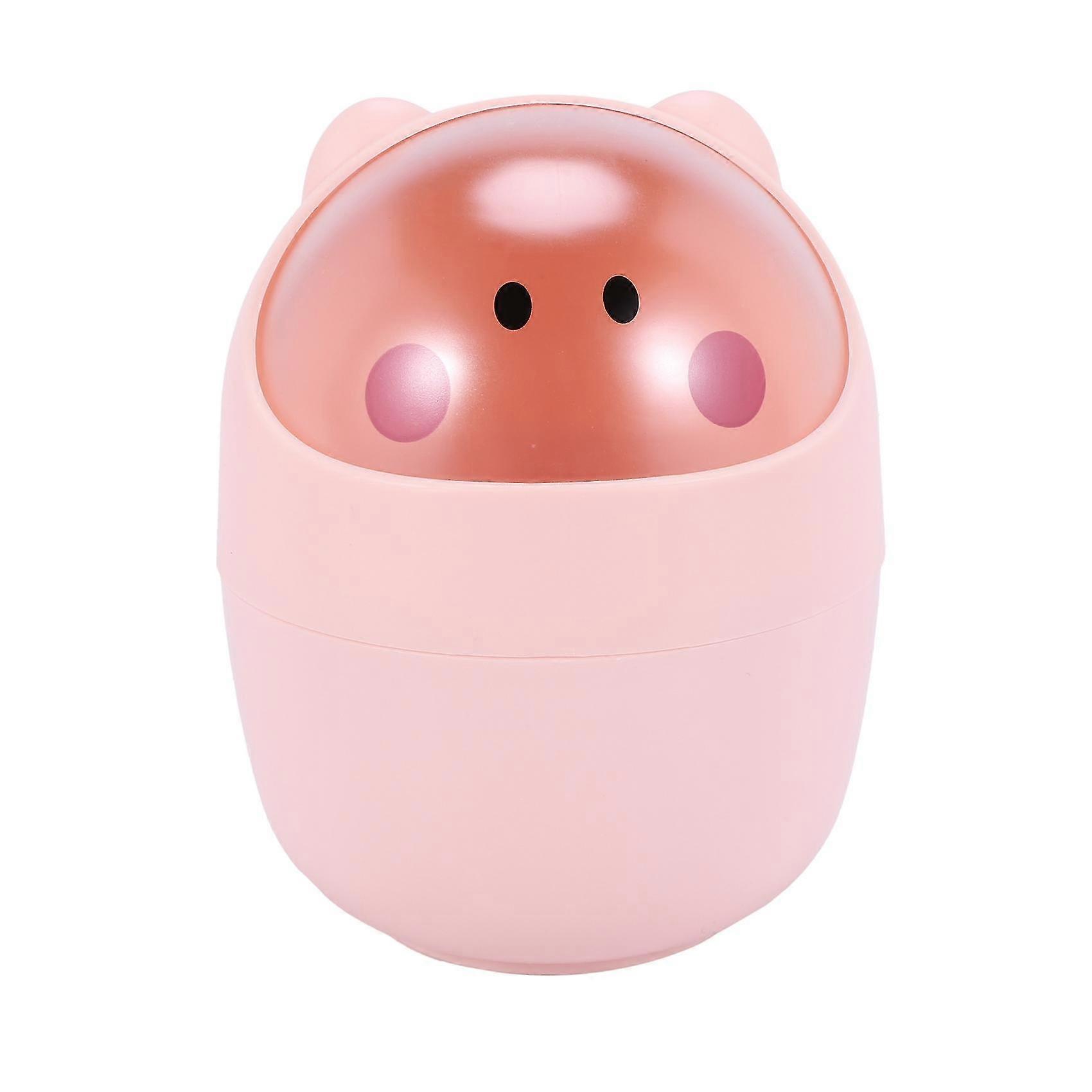 Mini Waste Bin Desktop Garbage Basket Cleaning Barrel Creative Small Desk Organizer Storage Dustbin