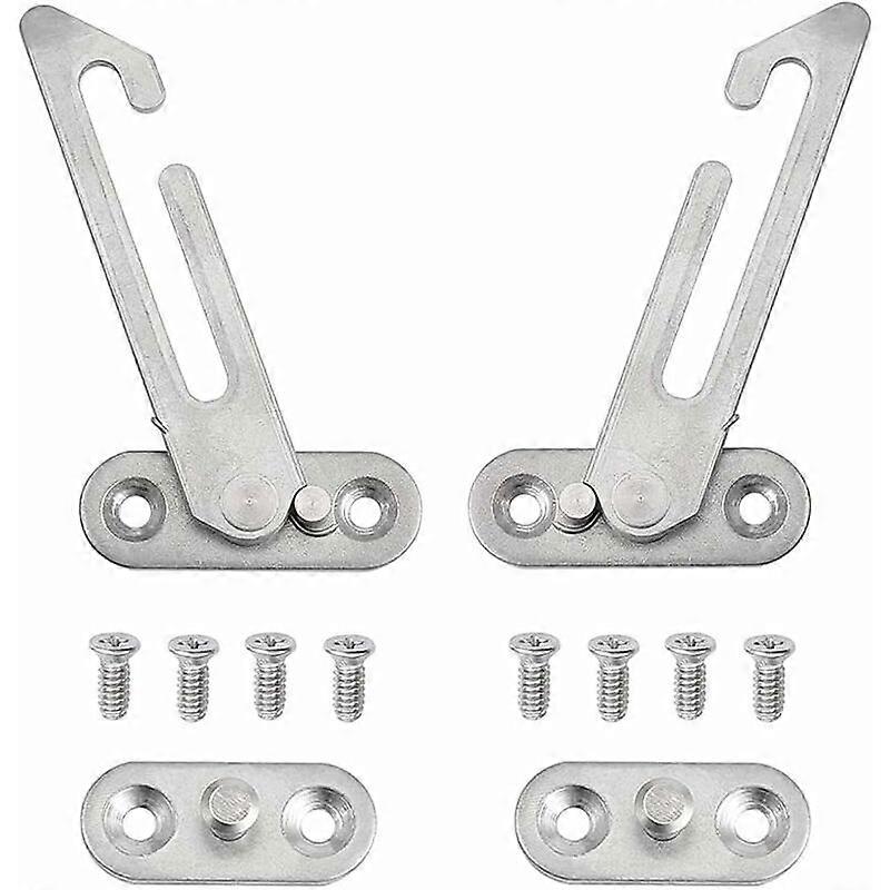 UPVC Window Opener 2 Pack 304 Stainless Steel Window Opener with Screws for Left and Right Window
