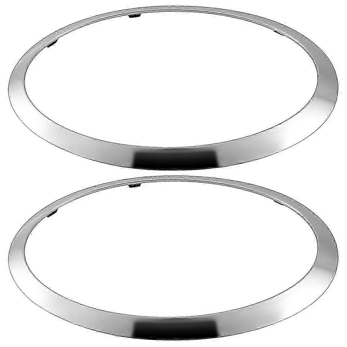 OEM Genuine Mini Cooper Fog Light Trim Ring - Passenger Side Front (R55 R56 R57) - Chrome 51112753662