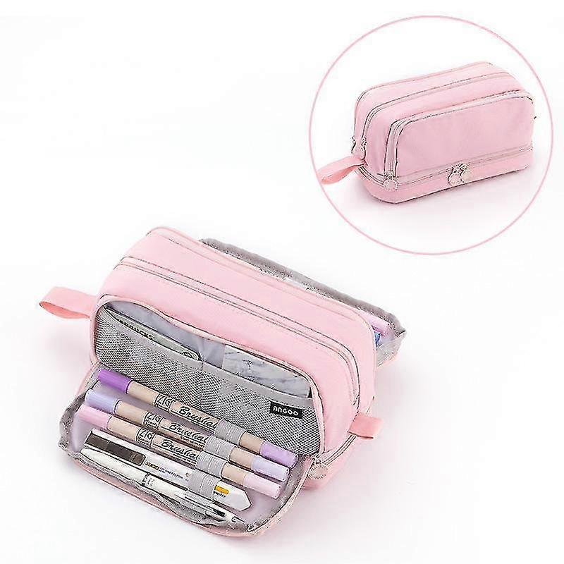 Solid Color Large Pencil Case