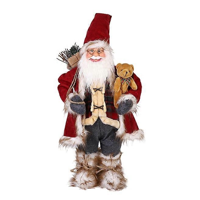 Karácsonyi Mikulás figurák, kézzel készített Mikulás, Mikulás baba, Mikulás dekoráció, Mikulás játék