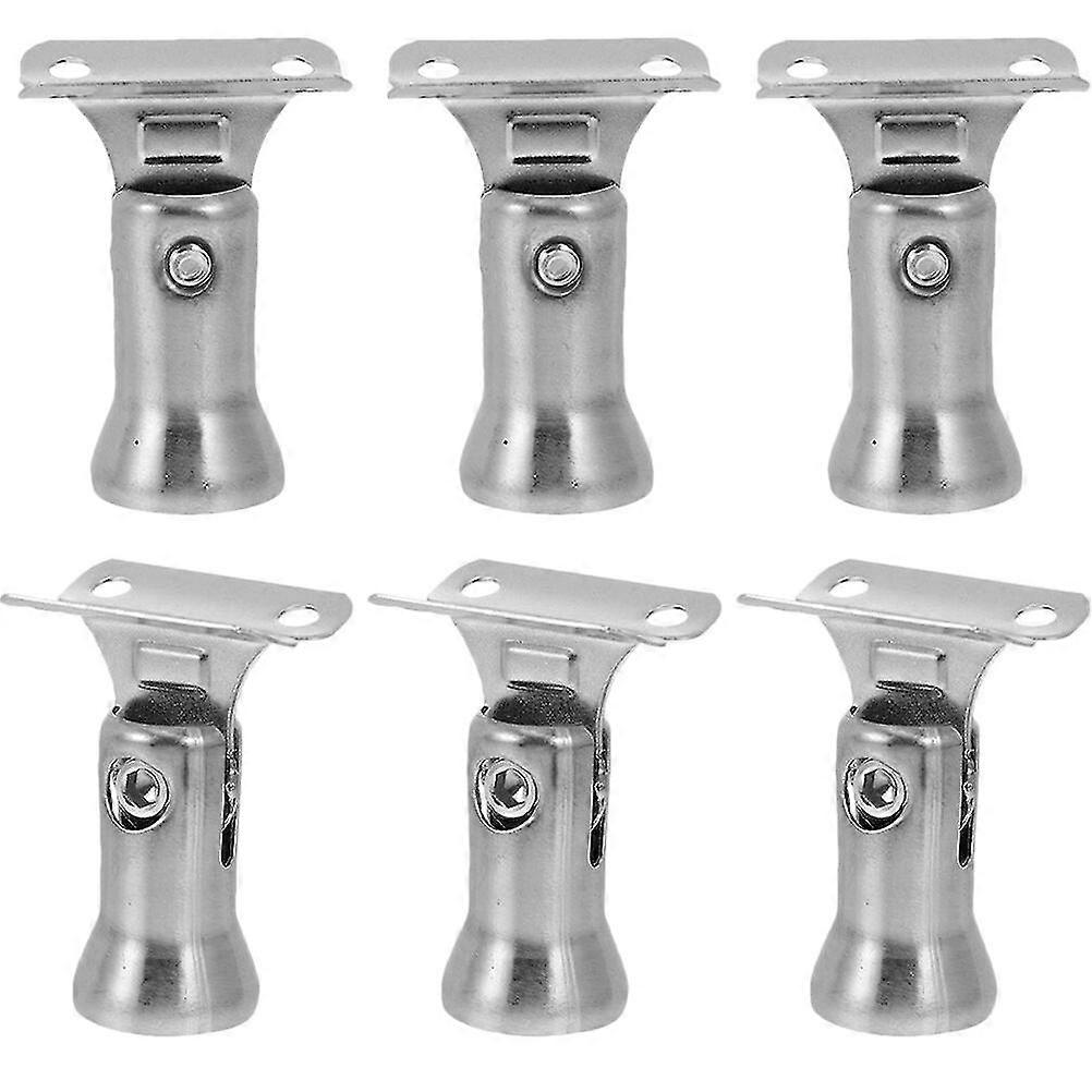 6 Pcs Hand Rail Stainless Steel Handrail Bracket Stair Railing Support Bracket Stair Railing Supports Railing Brackets Handrail