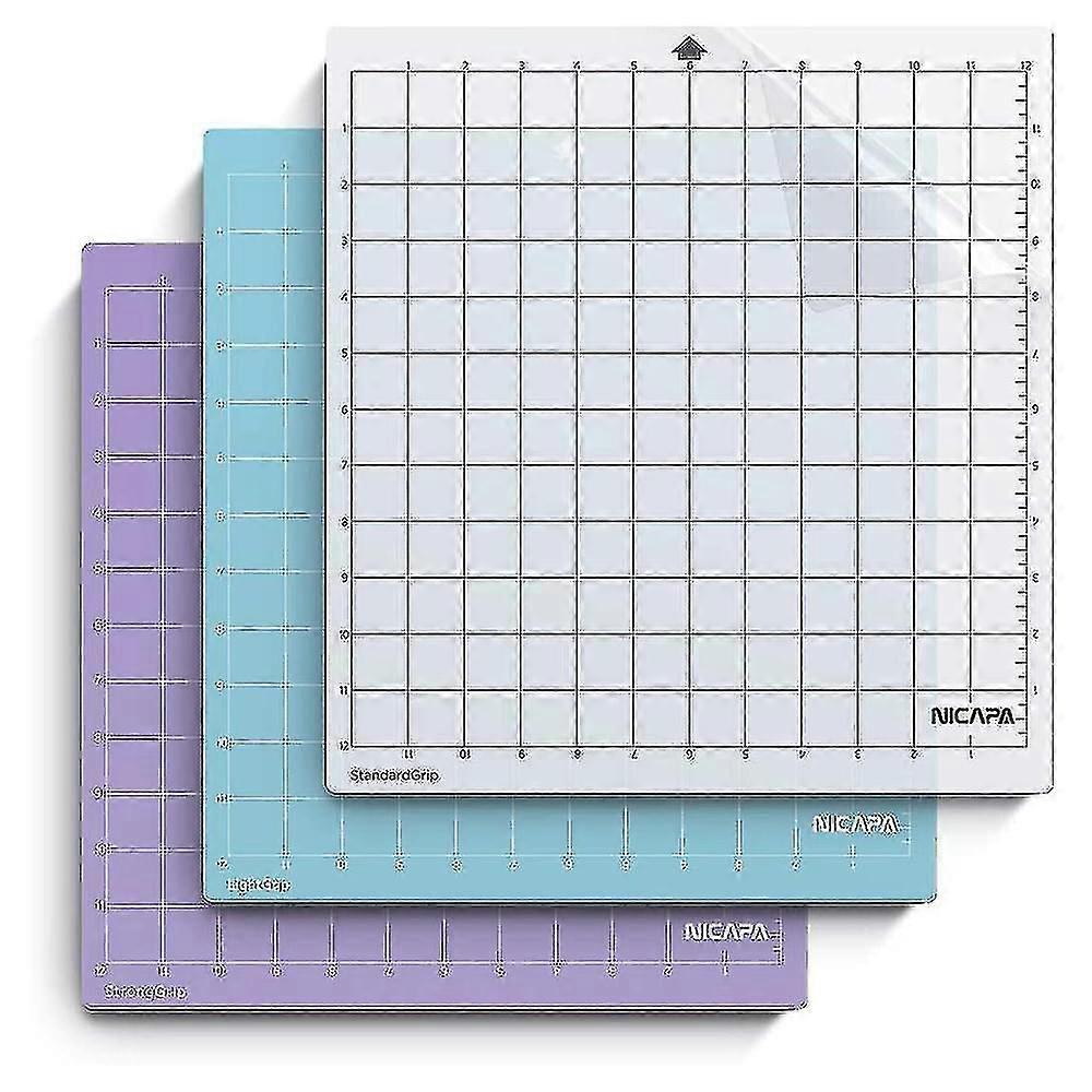 Αντικατάσταση χαλάκι κοπής για cameo 4/3/2/1 (12x12 ίντσα 3pack-standardgrip, lightgrip, stronggrip) Κοπή