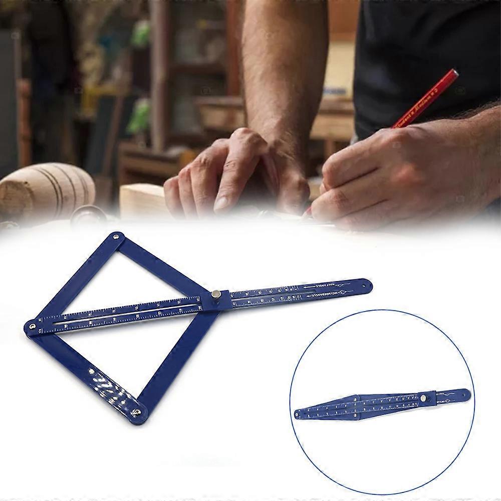 Foldable Tile Opening Locator Protractor Mud Paste Floor Glass Woodworking Model Craft Square Carpentry Tool Corner Angle Finder