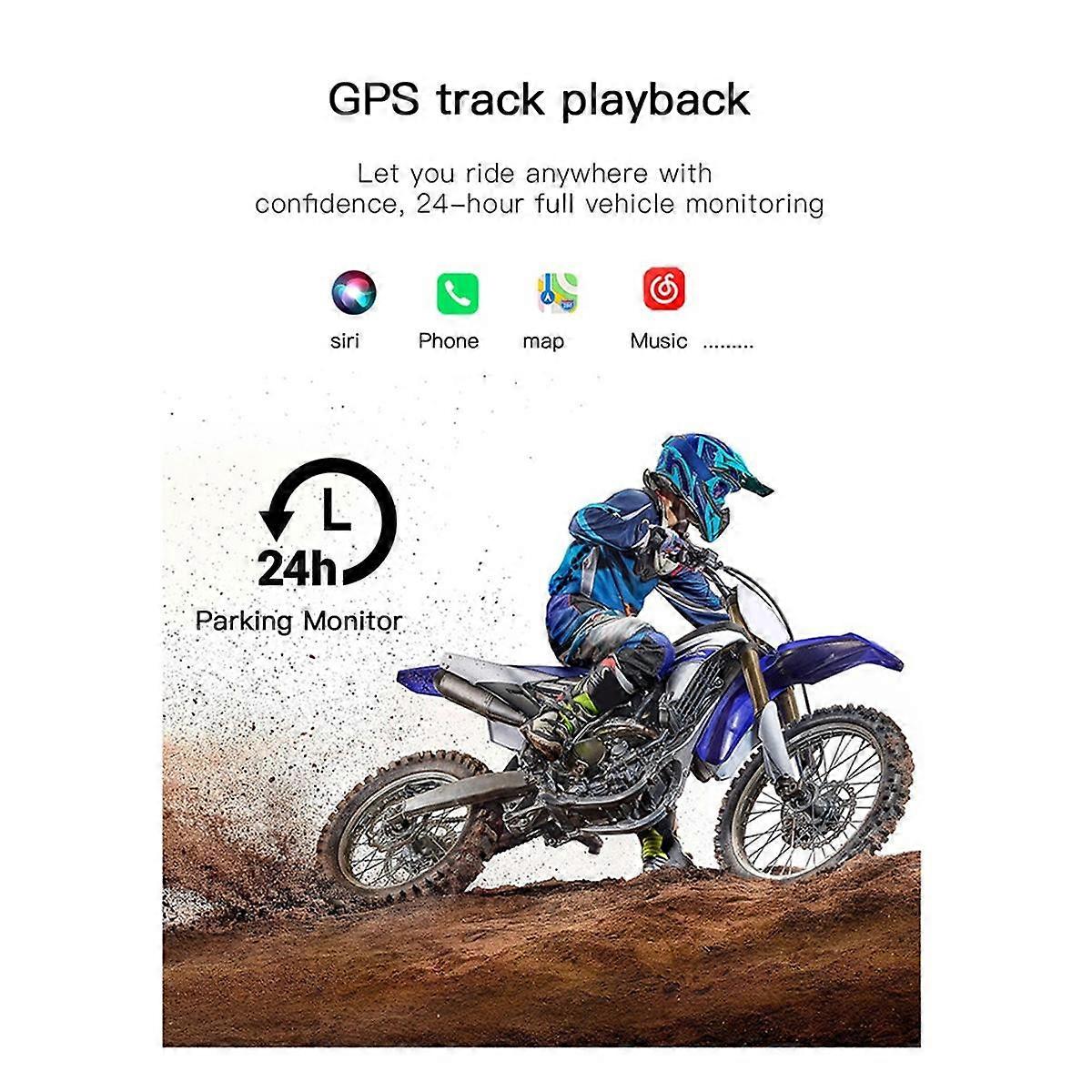 Inch Portable Motorcycle Waterproof Display Motorcycle Wireless