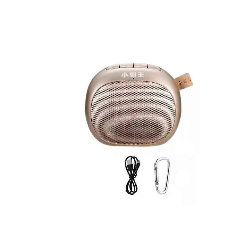 D55 Multi - function Bluetooth Heavy Bass Portable mini - speaker Small subwoofer gold