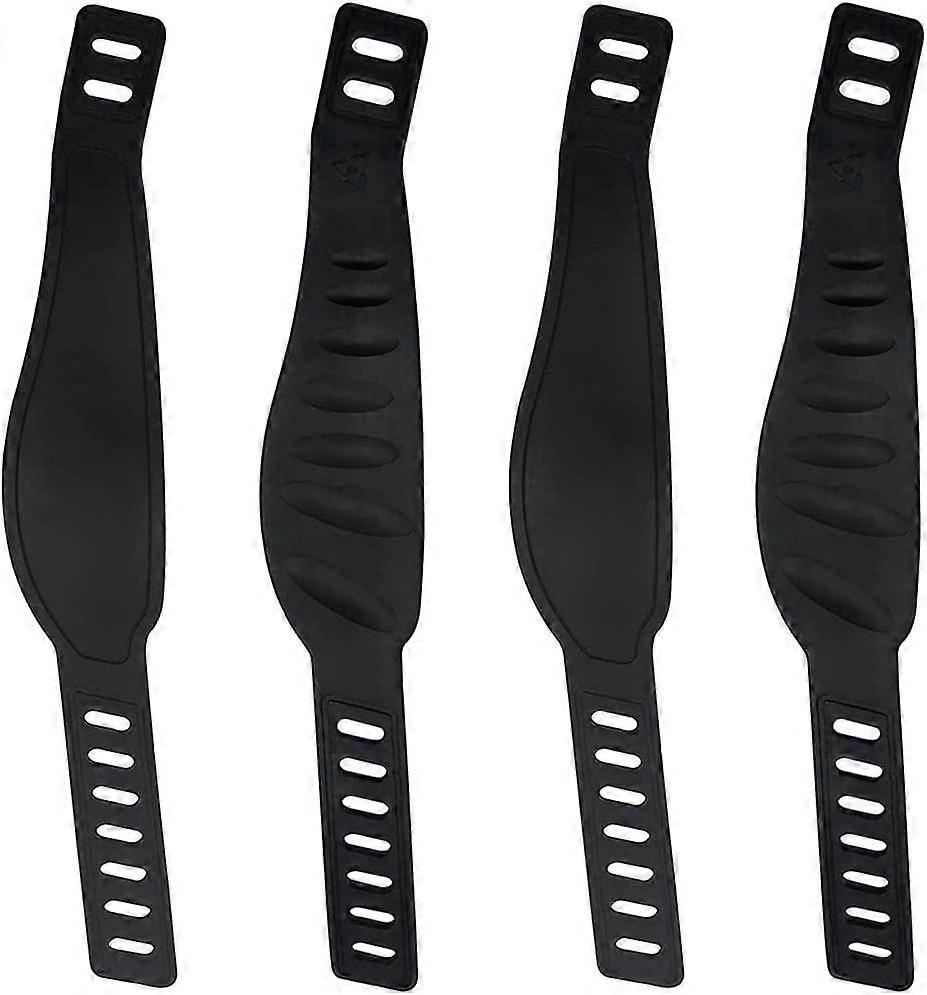 Exercise Bike Pedal Straps 4 Pcs Heavy Duty Adjustable Length Universal Pedal Strap Fits Most Bicycle Pedals, Home Or Gym Exercise Bikes