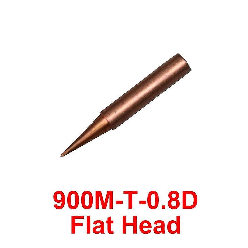 1/5 قطعة 900M T سلسلة النحاس النقي لحام الحديد تلميح لدغة لحام خالية من الرصاص لدغة Hakko 936 FX-888D 852D + محطة لحام الحديد