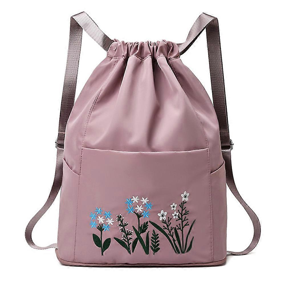 Multifunctional Fitness Travel Bag Large Capacity Foldable Drawstring Backpack