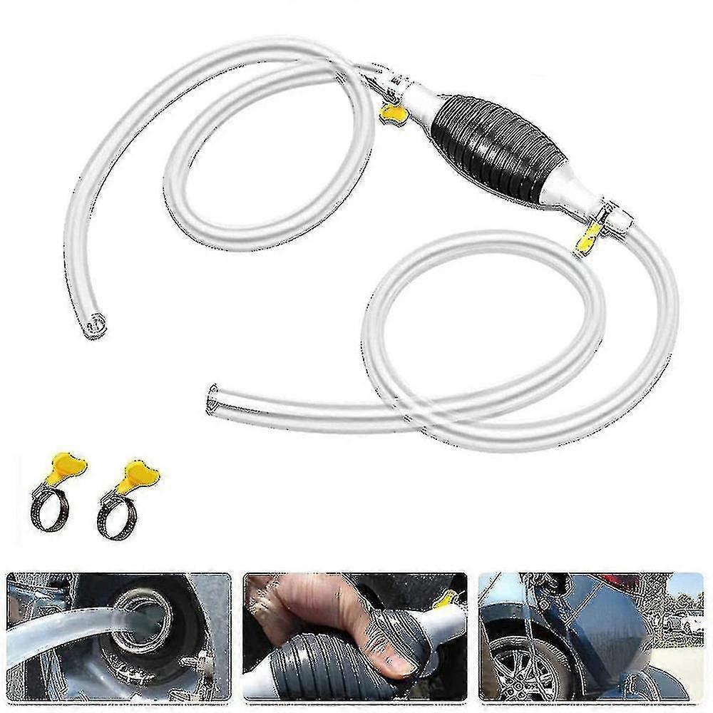 Käsipumppu kannettavat autot Polttoaineen siirtopumppu letkulla