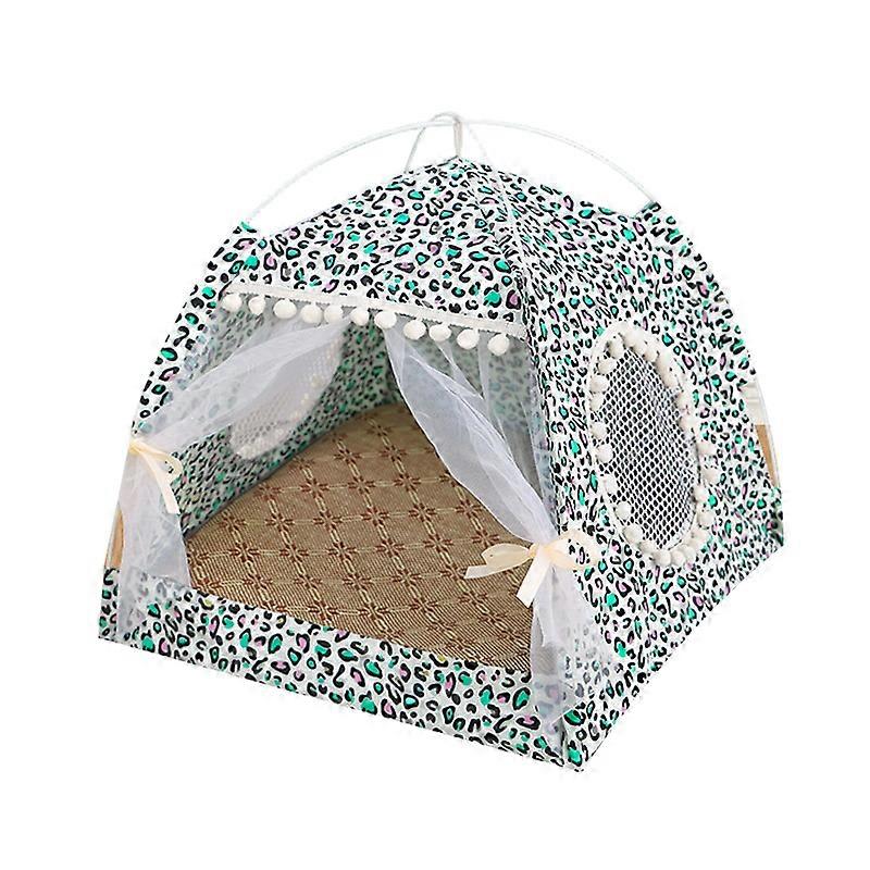 Summer Foldable Cat Pet Tent Bed